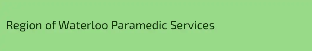 Region of Waterloo Paramedic Services